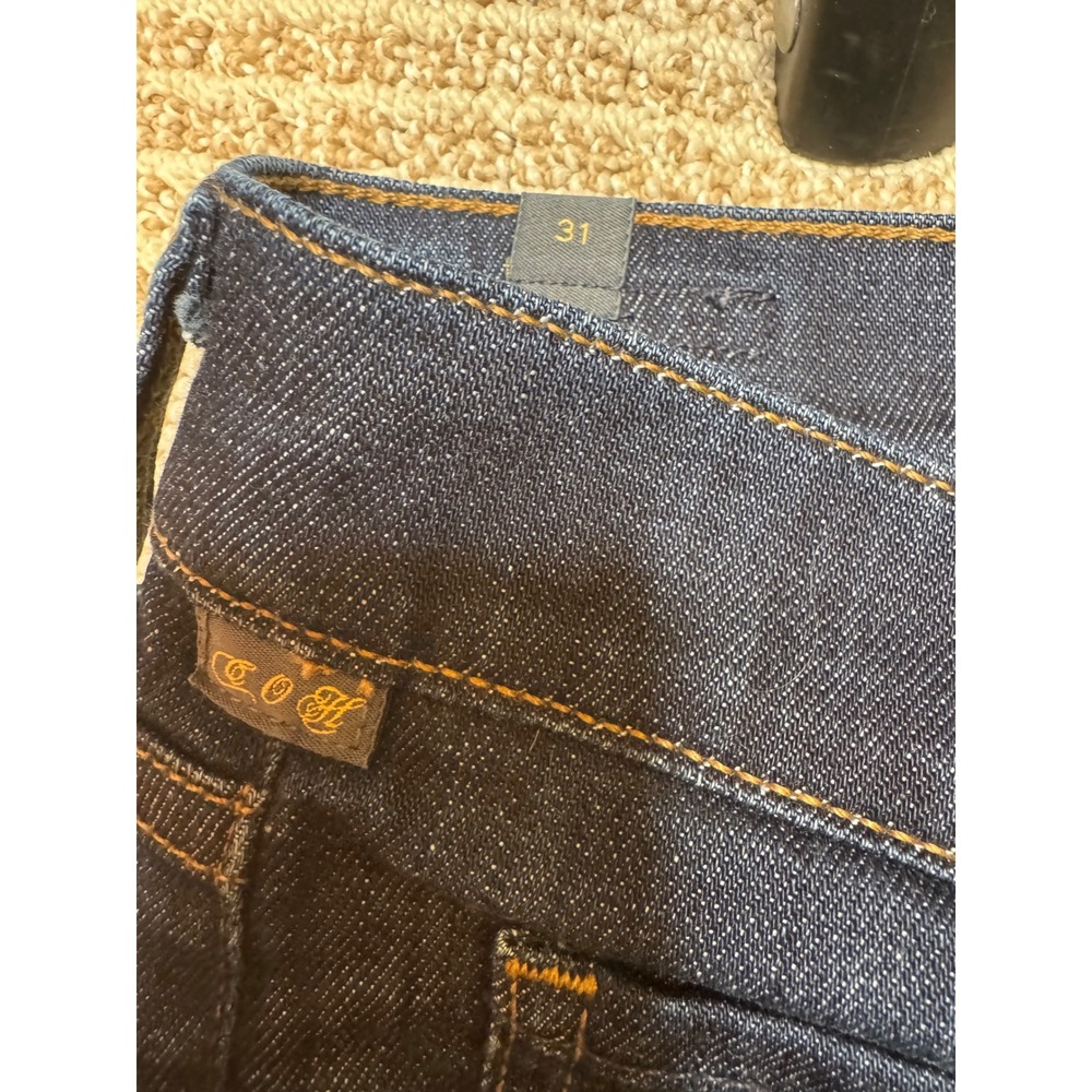 Citizens of Humanity Elson Medium Rise Straight Leg Dark Wash Jeans Size 31 - Picture 6 of 13